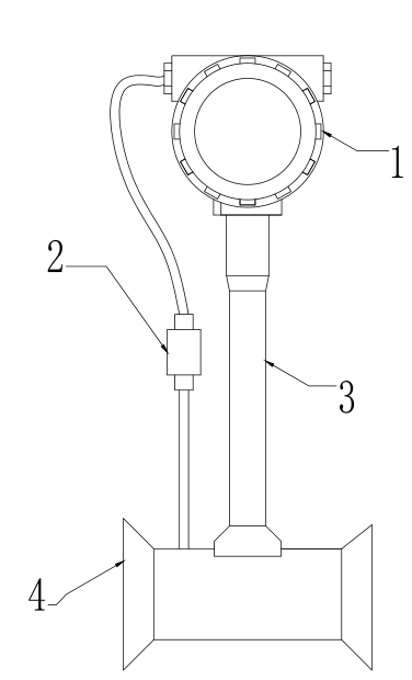 渦街流量傳感器結(jié)構(gòu)