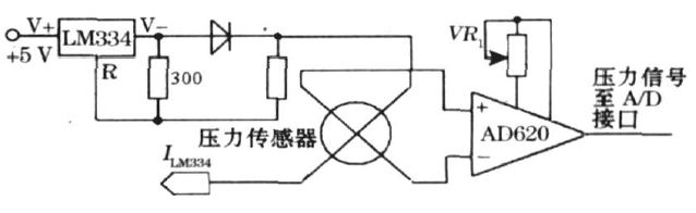 圖3 　壓力信號處理電路原理圖