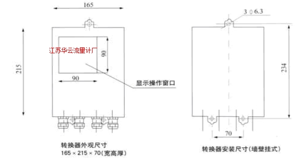  分體型轉(zhuǎn)換器安裝尺寸